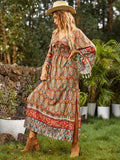 Women Maxi Multicolor Dress